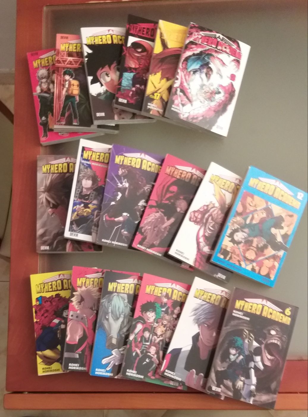 Livros manga "My Hero Academia"