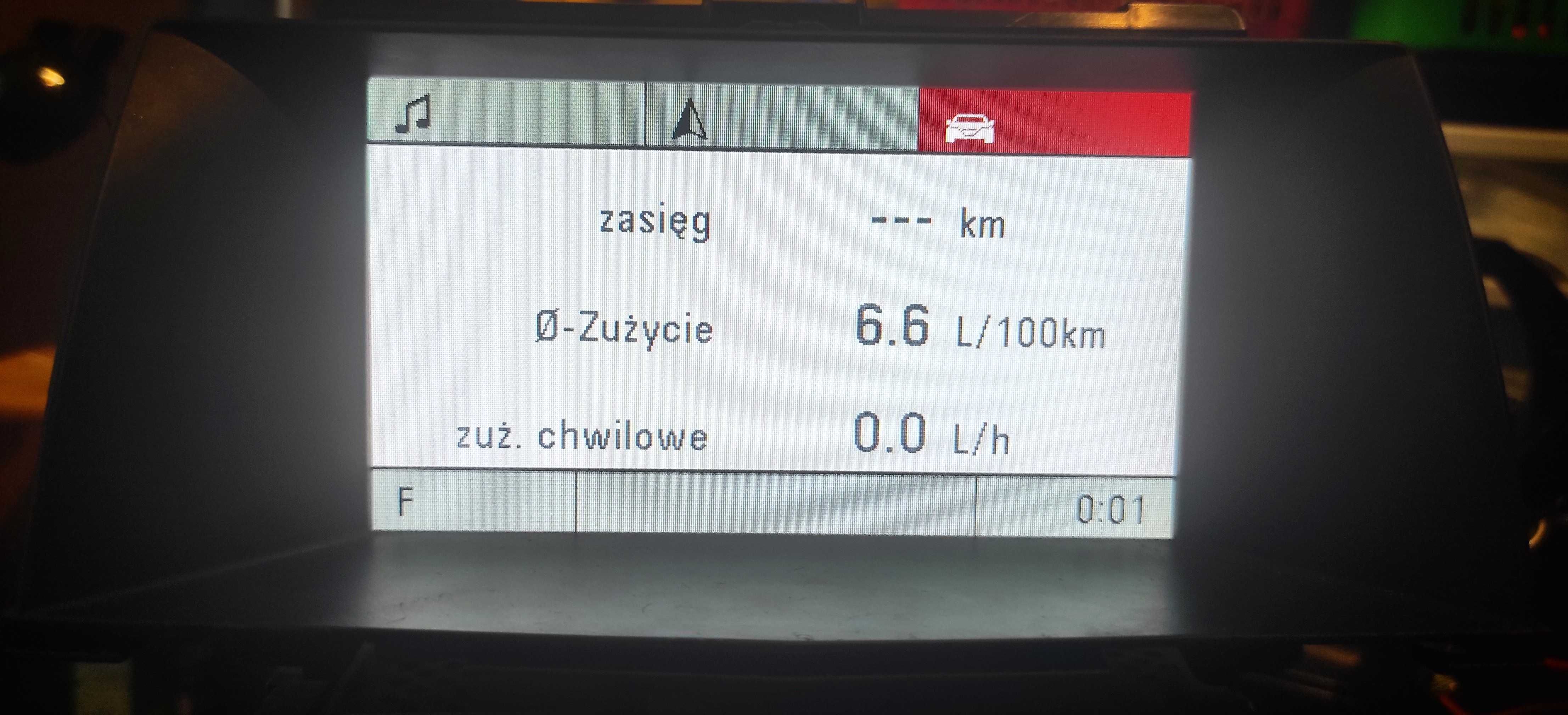 Zestaw Radio CD70 Navi z CID Bluetooth PL Opel Astra H Zafira B WYLOGO