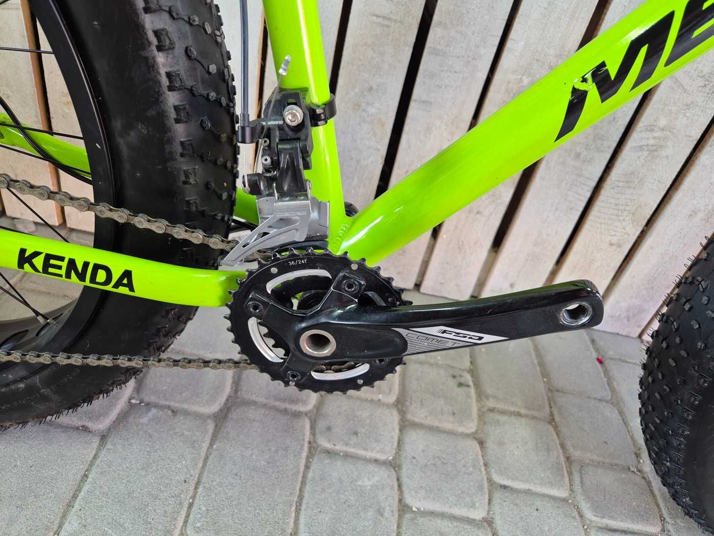 Велосипед фетбайк гідравліка алюмінієвий бу Merida Fat Six 26x4