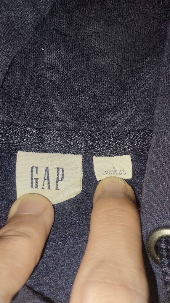 Зіп-худі gap синього кольору