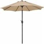 Parasol tarasowy/ogrodowy/ balkonowy Yaheetech beże i brązy 260 x 240