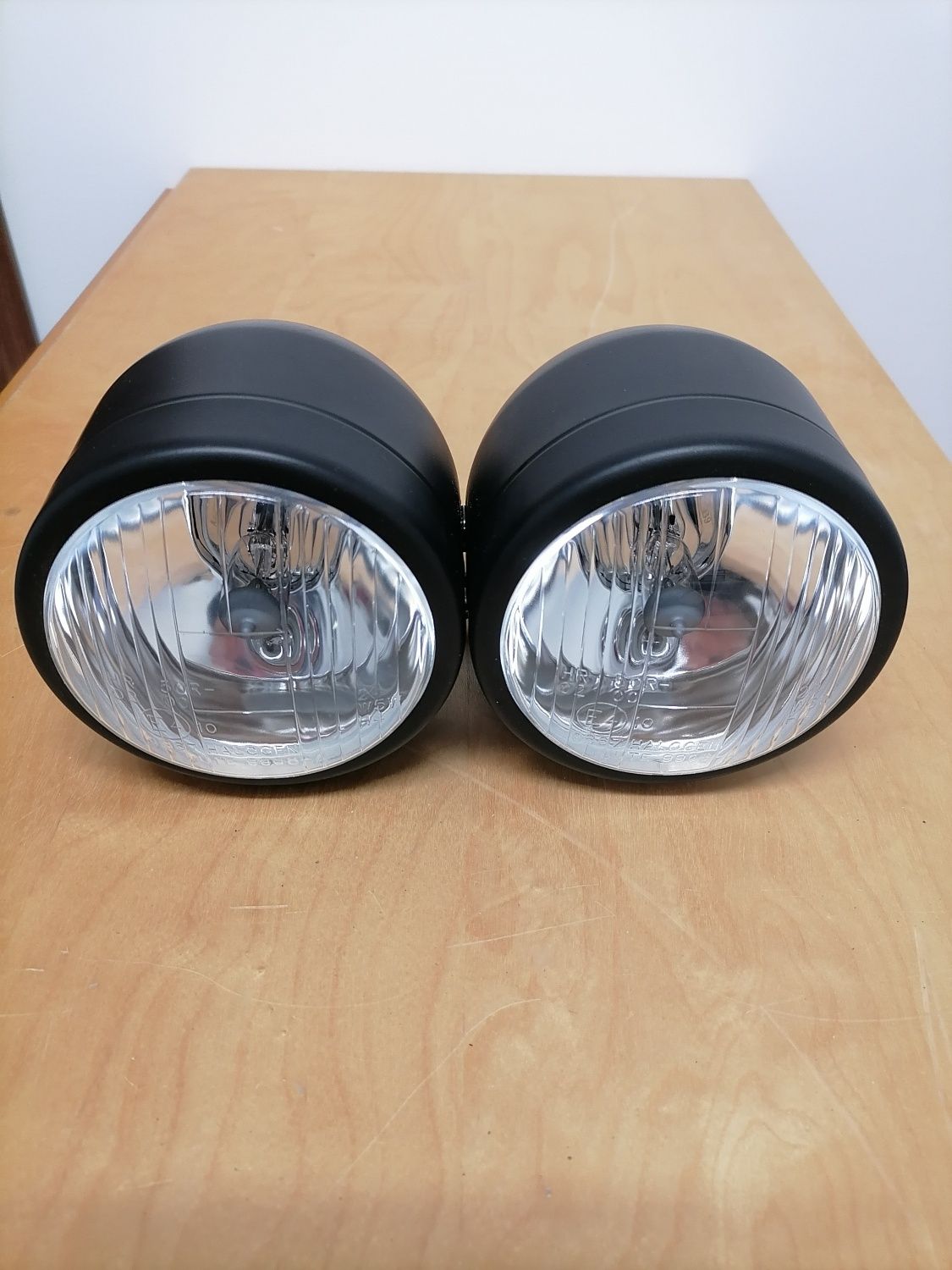 Reflektor motocyklowy podwójny, lampa motocyklowa podwójna H4