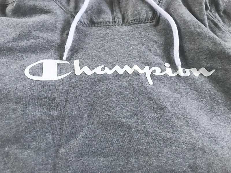 Bluza szara Champion z kapturem, damska, S