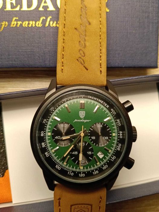 Relógio Poedagar Chronograph ref: 921B Novo