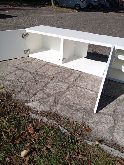 Szafka pod tv ława ikea besta biała