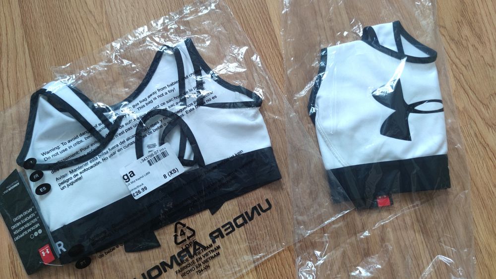 Спортивный бюстгальтер/топ Under Armour, 8(XS), оригинал