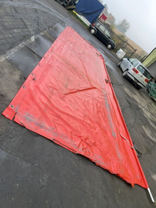 Plandeka Zwijana Wywrotki Naczepy Kontenera 10.55M X 3M