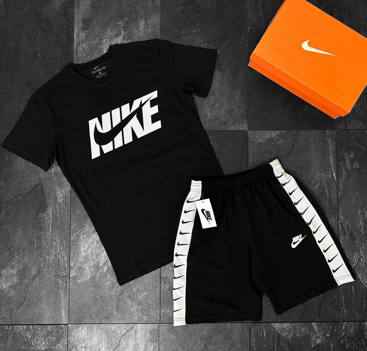 Шорти Nike LAMPASS + Футболка Big Nike