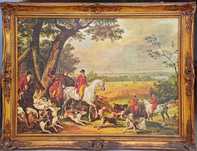 Quadro reprodução "Jauria" (A. Charles Horace)