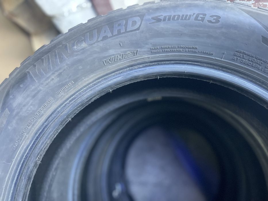 Шины 205/60 R16 Nexen б/у комплект зима U6