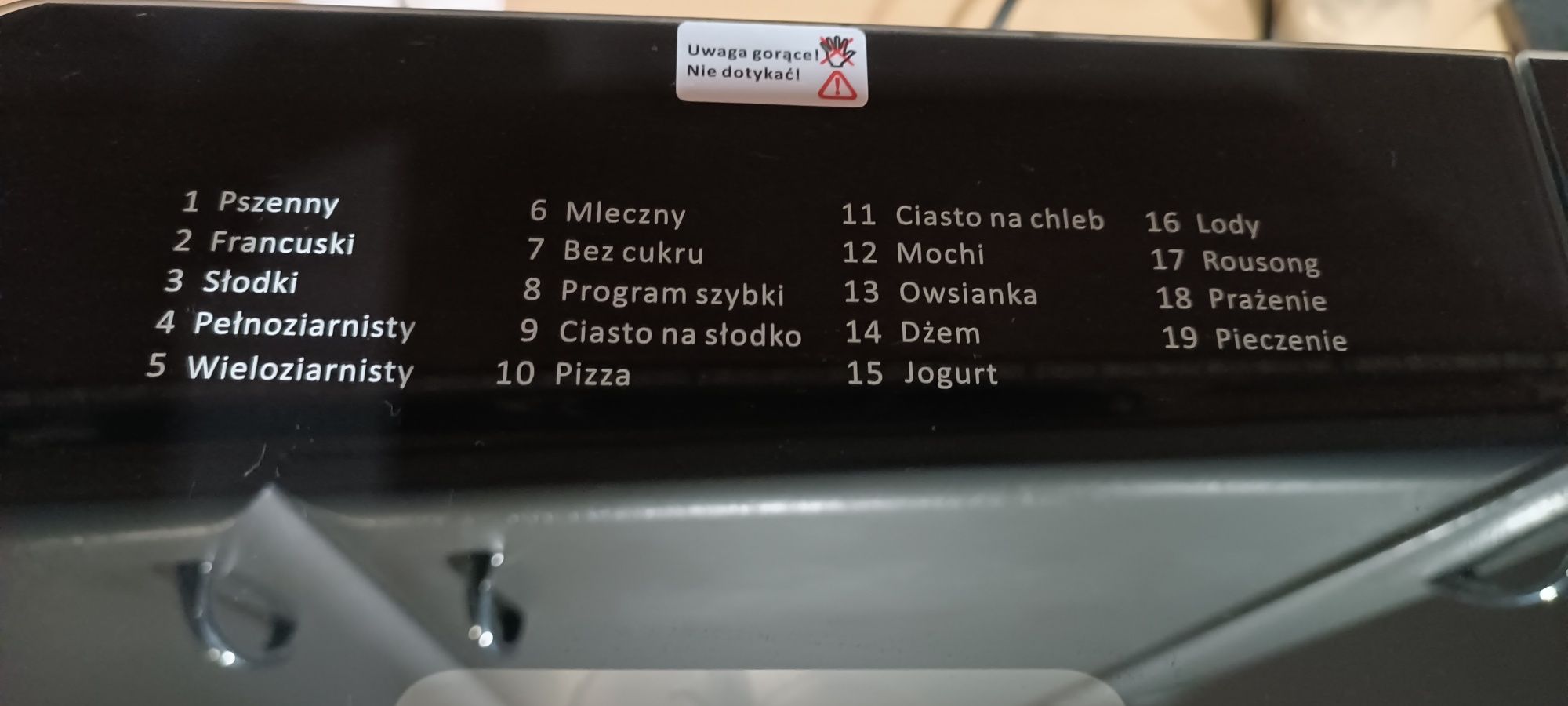Automat do pieczenia chleba Yoer + przystawka do lodów GWARANCJA ważna