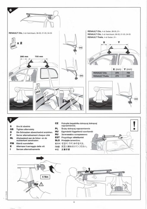 Thule Base Rapid System 750 + Barras Alu Aero 120 cm