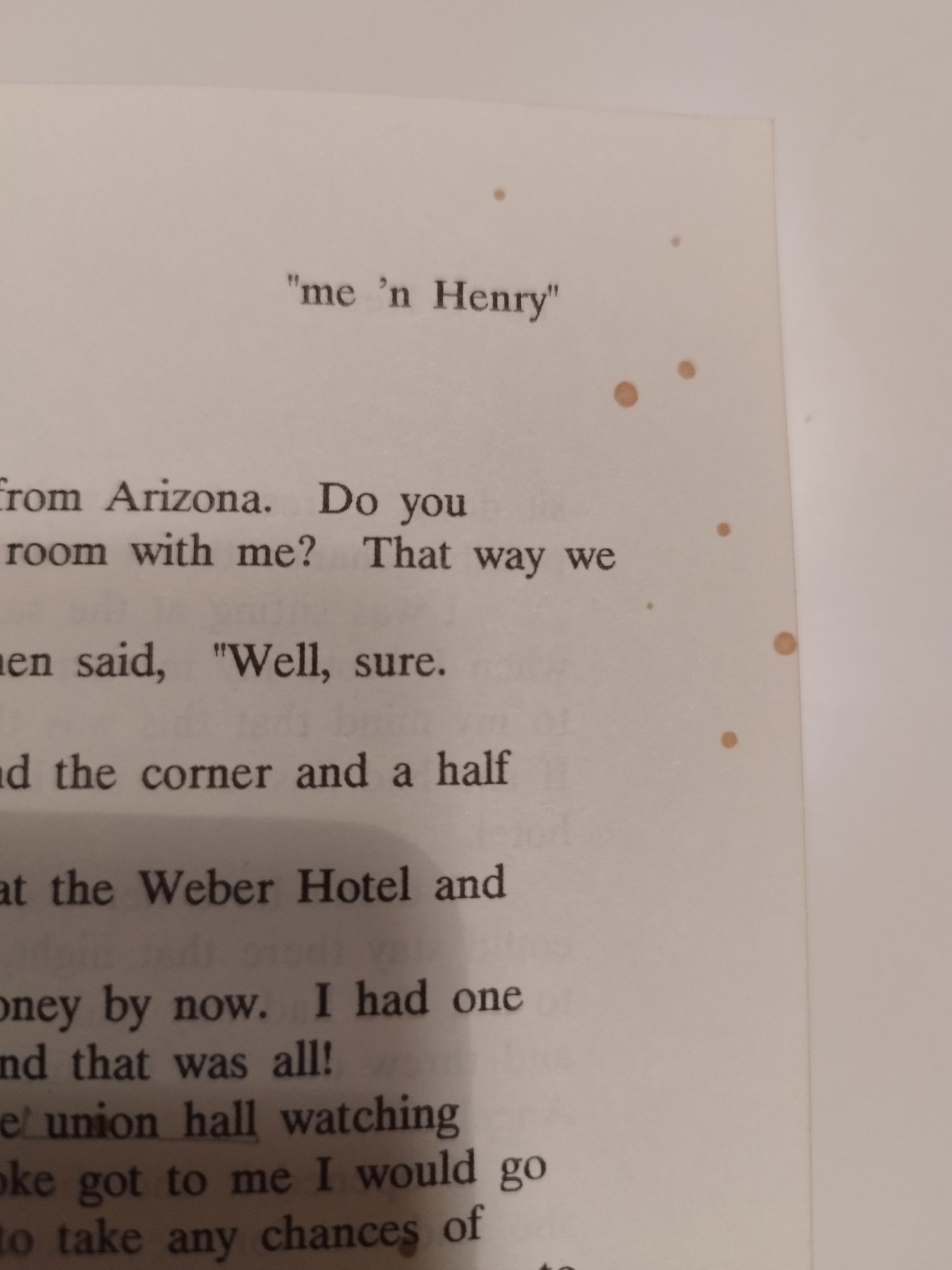 Książka Walter Swan "me 'n Henry"