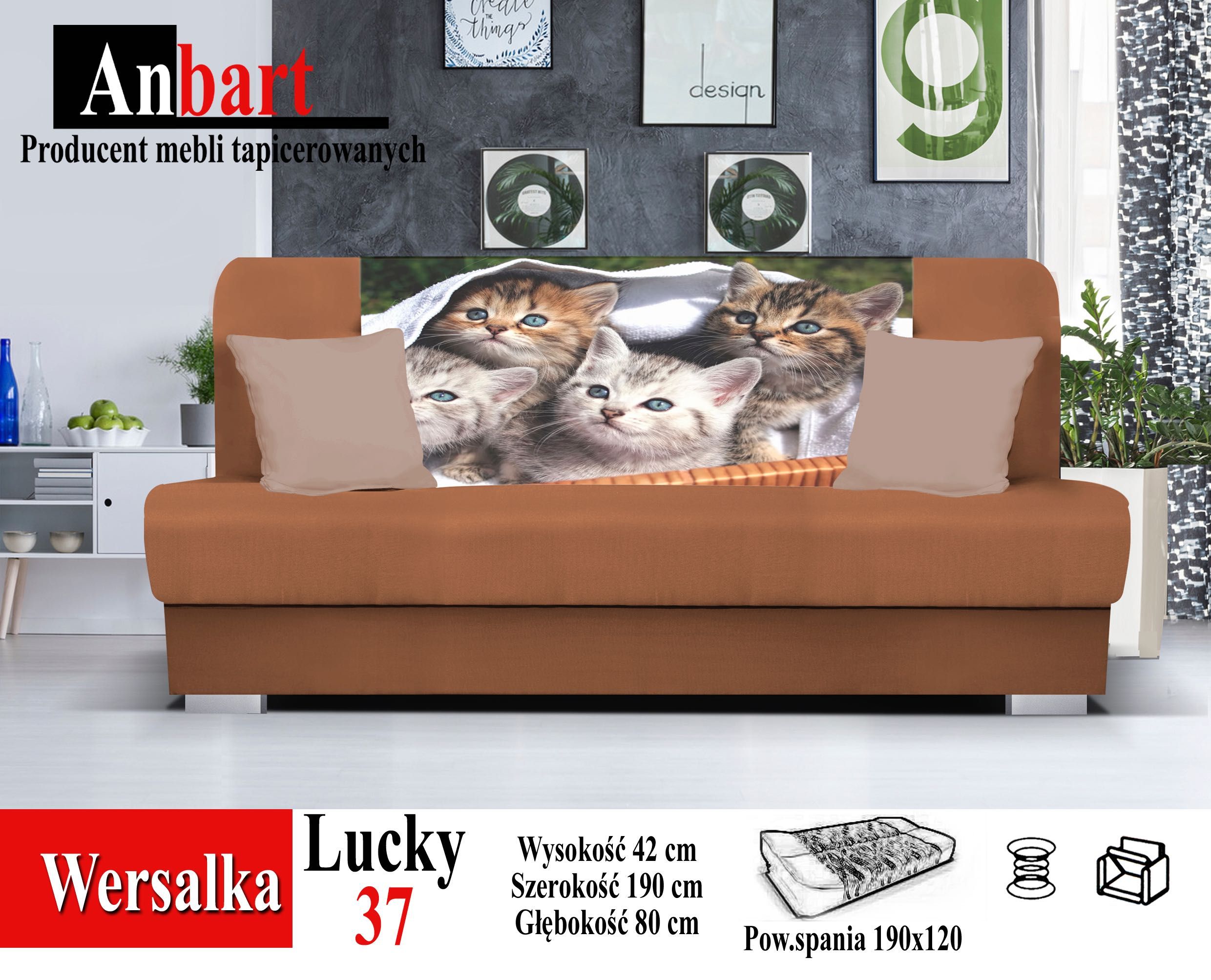 Wersalka, sofa, kanapa, łóżko, leżanka rozkładana, HIT, PROMOCJA