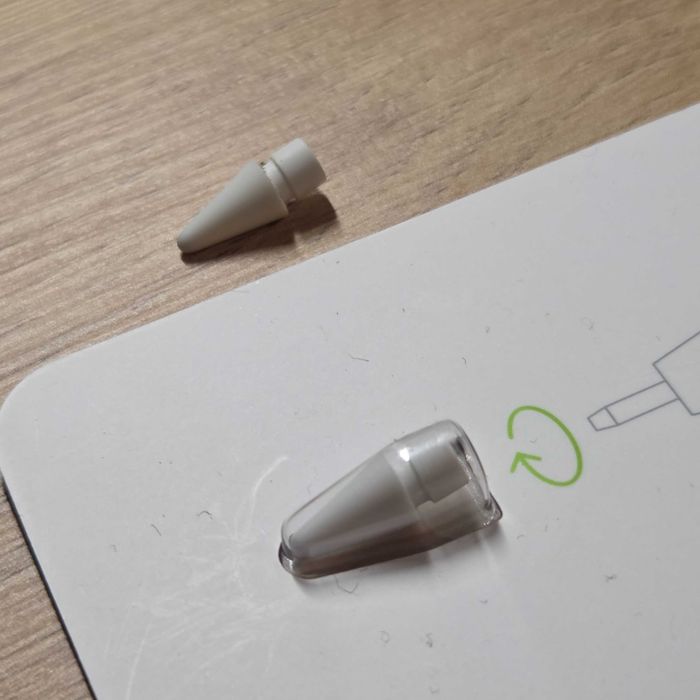 Zestaw do Apple Pencil 1: Końcówka + Adapter Lightning (Oryginalne)