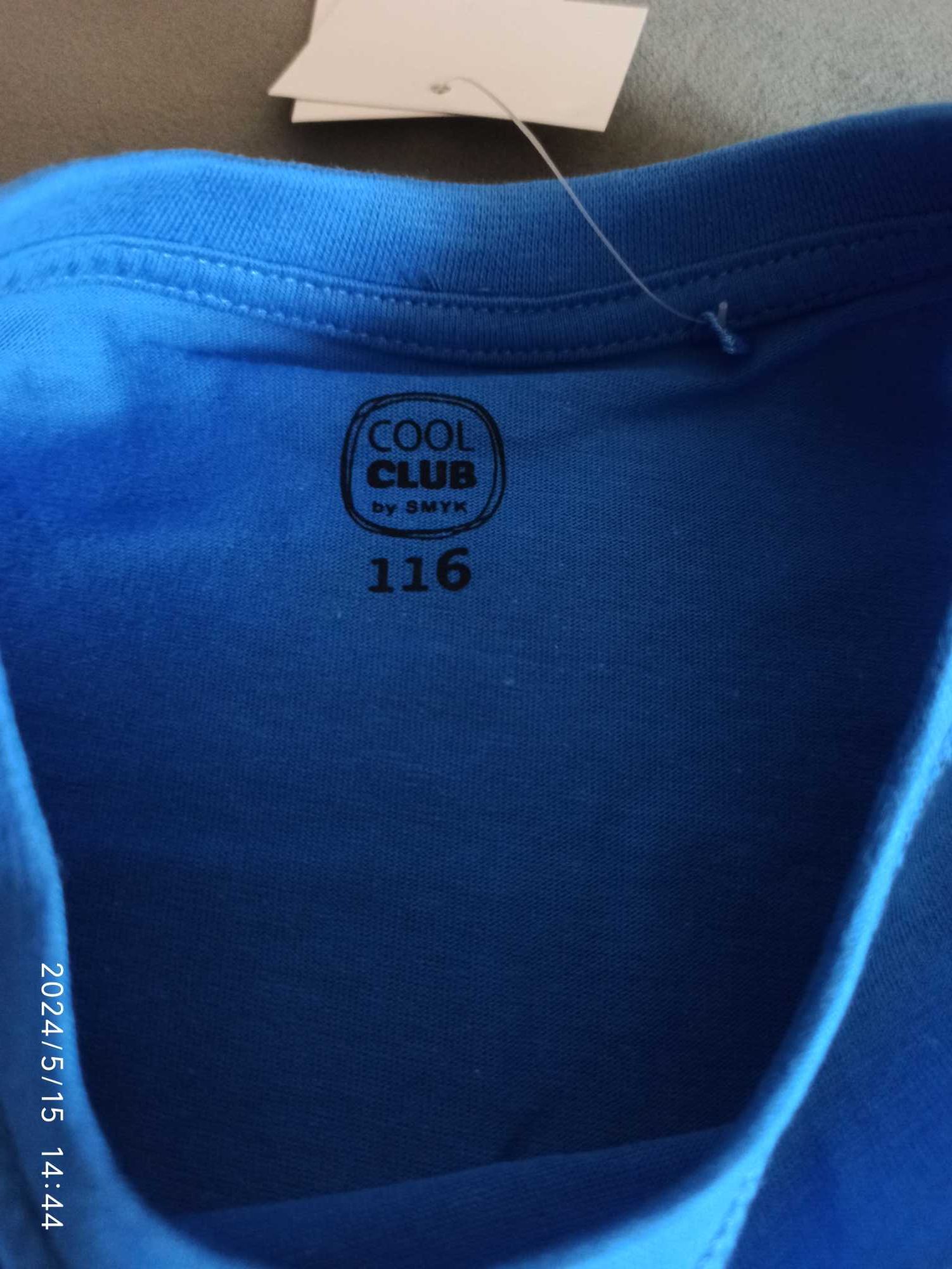 T-shirt chłopięcy letni bez rękawów Cool Club 116 Nowy