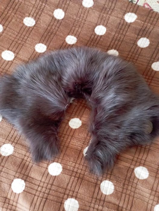 Воротник остатки меха