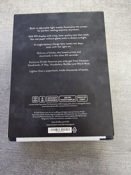 Amazon Kindle Paperwhite 7 пок. Підсвітка. Новий. Запакований