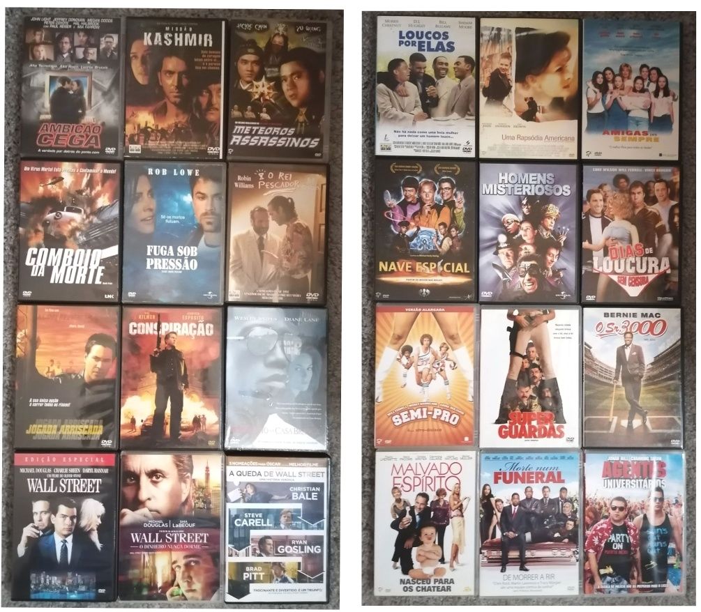 Lote de 185 DVD's originais (LOTE 36)