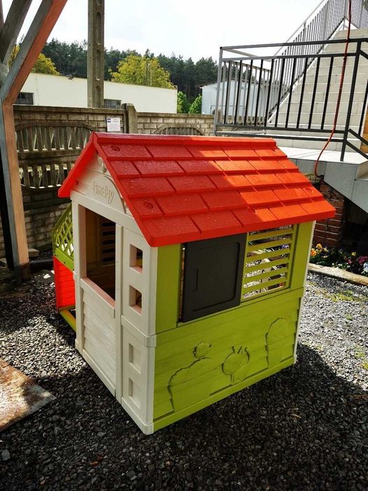 Domek Smoby Nature z kuchnią +2 super gratisy (kosz i wózek na zakupy)