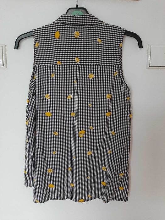 Koszula bez rękawów w cytrynki