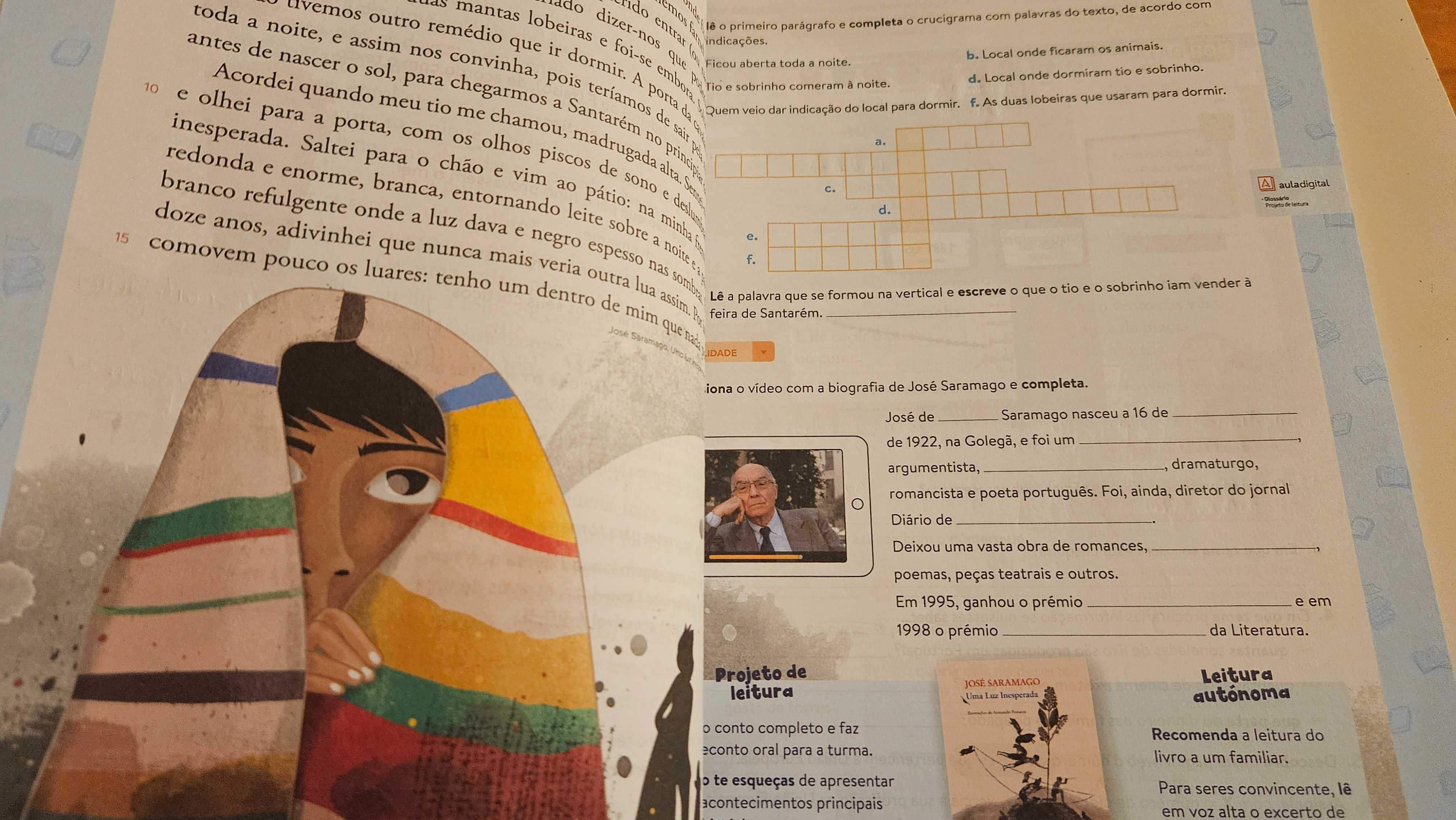 Livro escolar para o 4.º ano  Portugues
