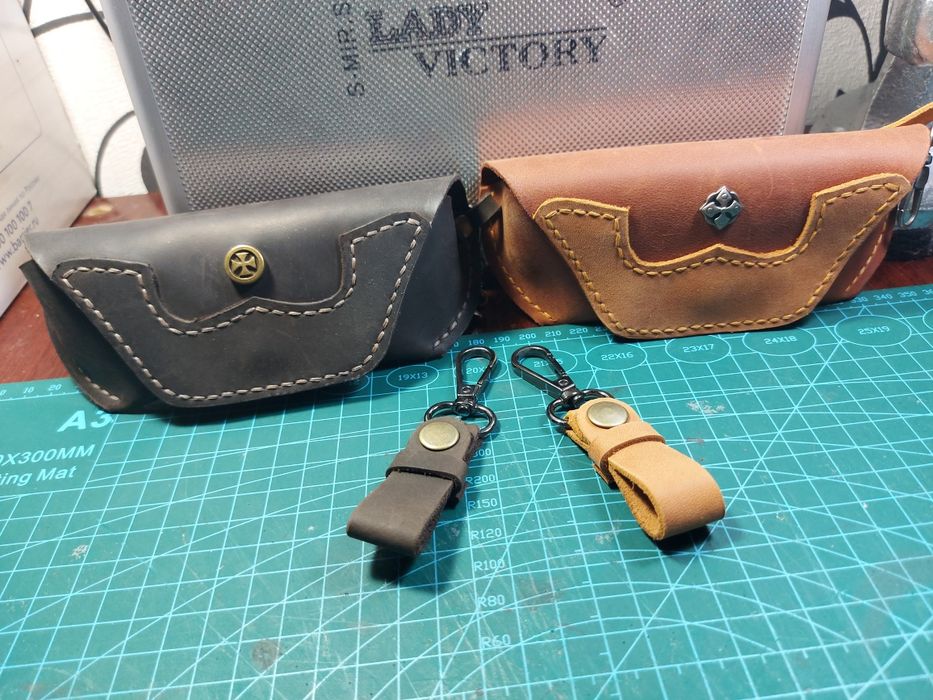 Очечница,чехол для очков натуральная кожа