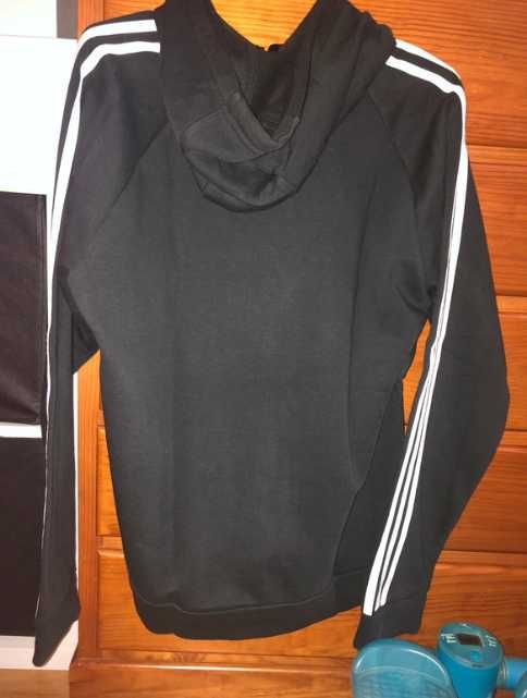 Hoodie Preta Adidas