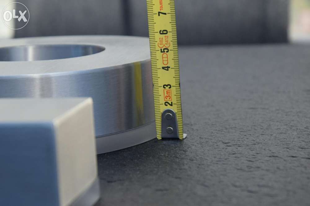 Números residenciais de Inox - Nr. 0 em 3D para Portas ou Entradas
