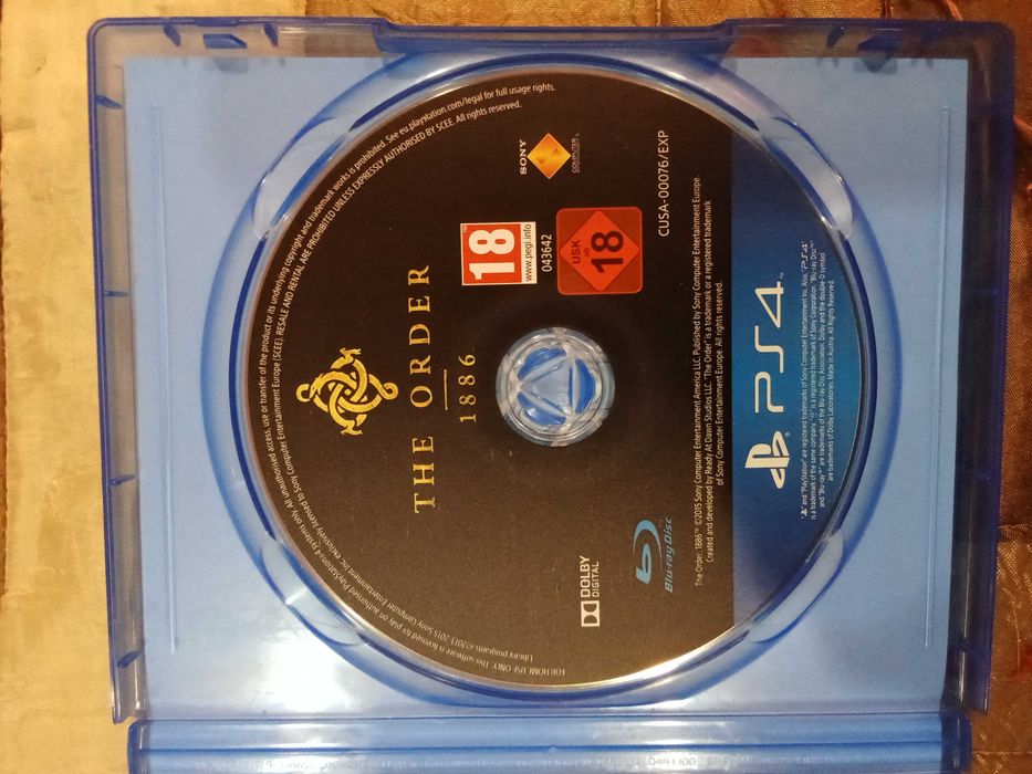 Jogo PlayStation 4 the order 1886