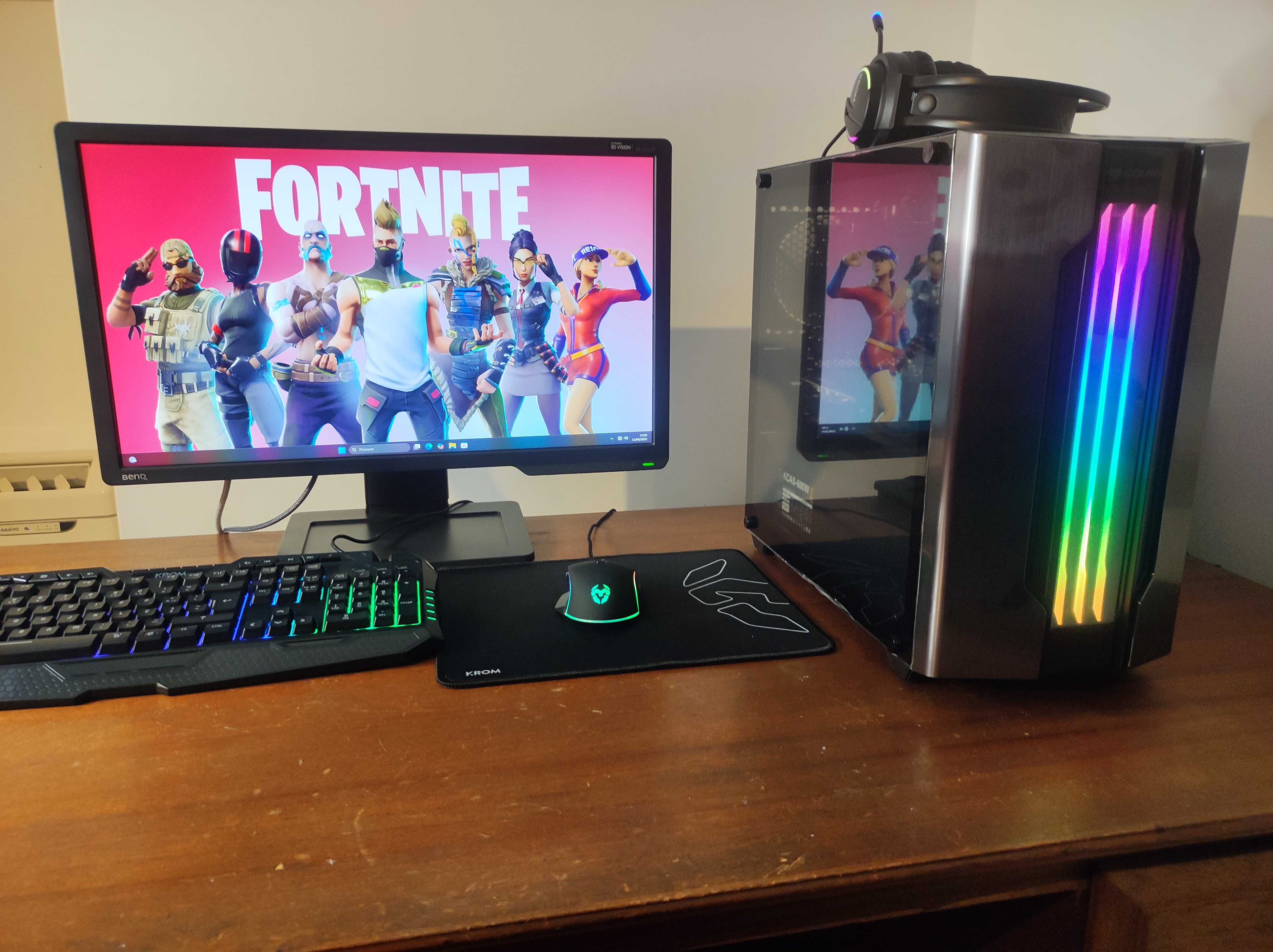 PC Gaming Ryzen 2600X 4GHz / GTX 1660 Ti 6GB / 16GB 3200 / RGB / NVMe