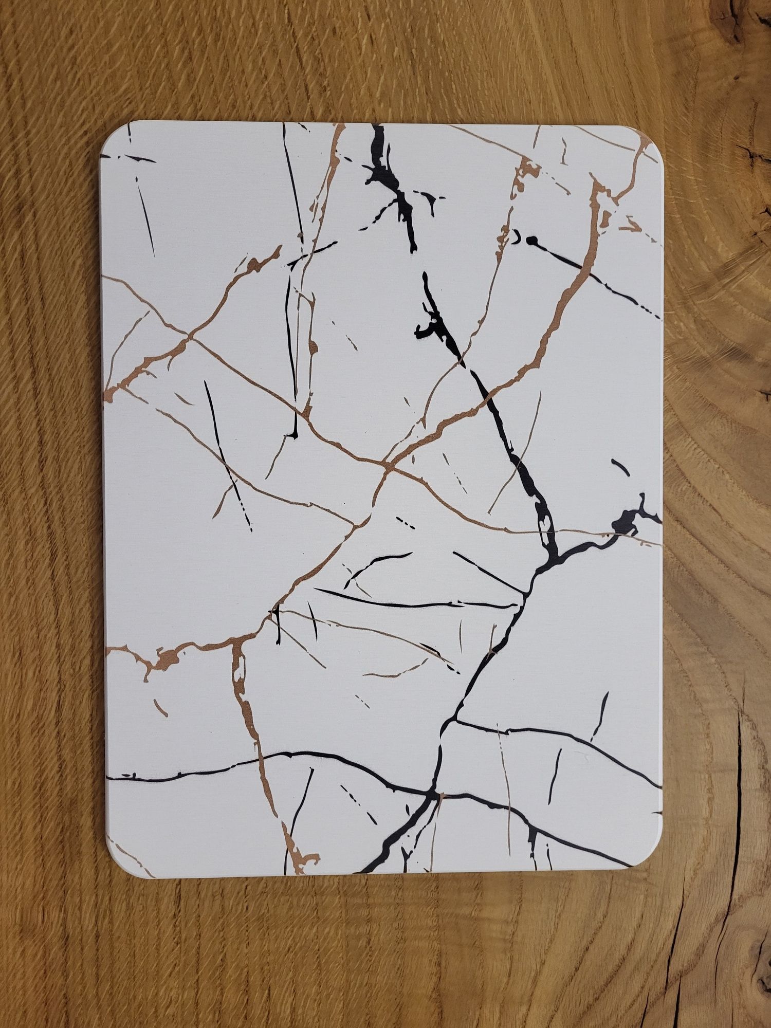 Mata Ociekowa Z Ziemii Okrzemkowej 40 x 30 cm Szybkoschnąca Marmur Bia