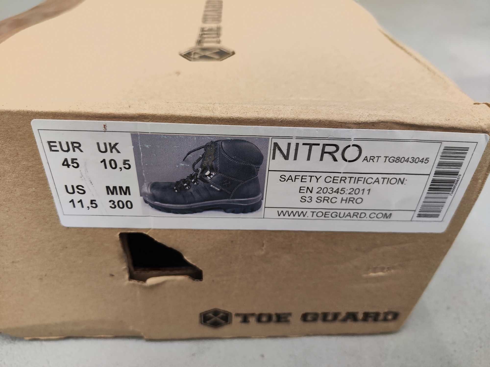 Buty robocze Snickers Toe Guard Nitro S3 SRC HRO r 45