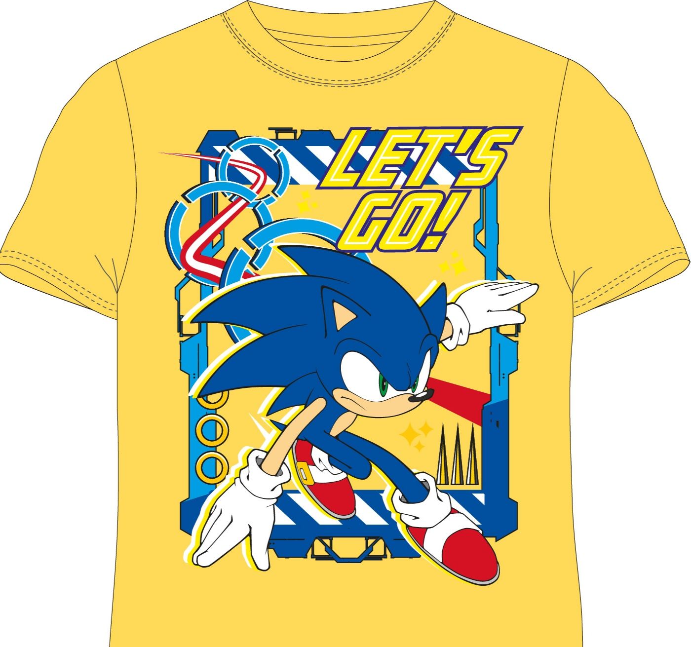T-shirt Podkoszulka z krótkim rękawem Sonic rozmiar 116
