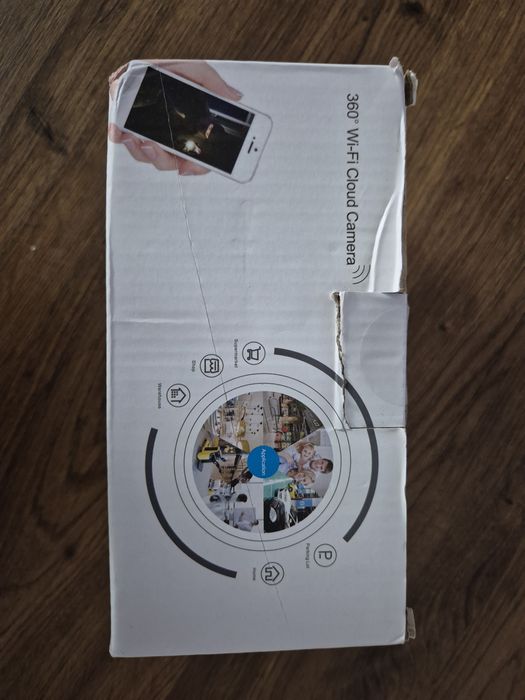 Câmara de Segurança Wi-Fi com visão de 360º