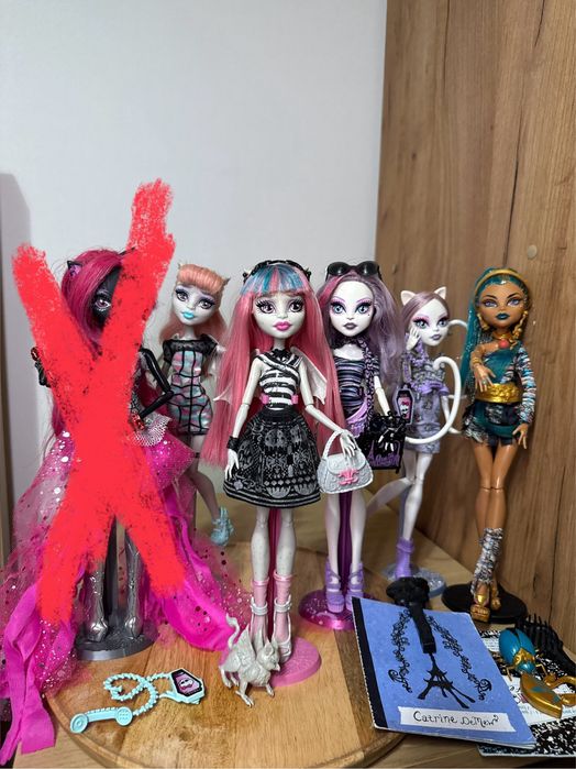 Монстер хай Нефера, Кетрін Демяу, Gouls Chat,Рошель база,акси КетіНуар