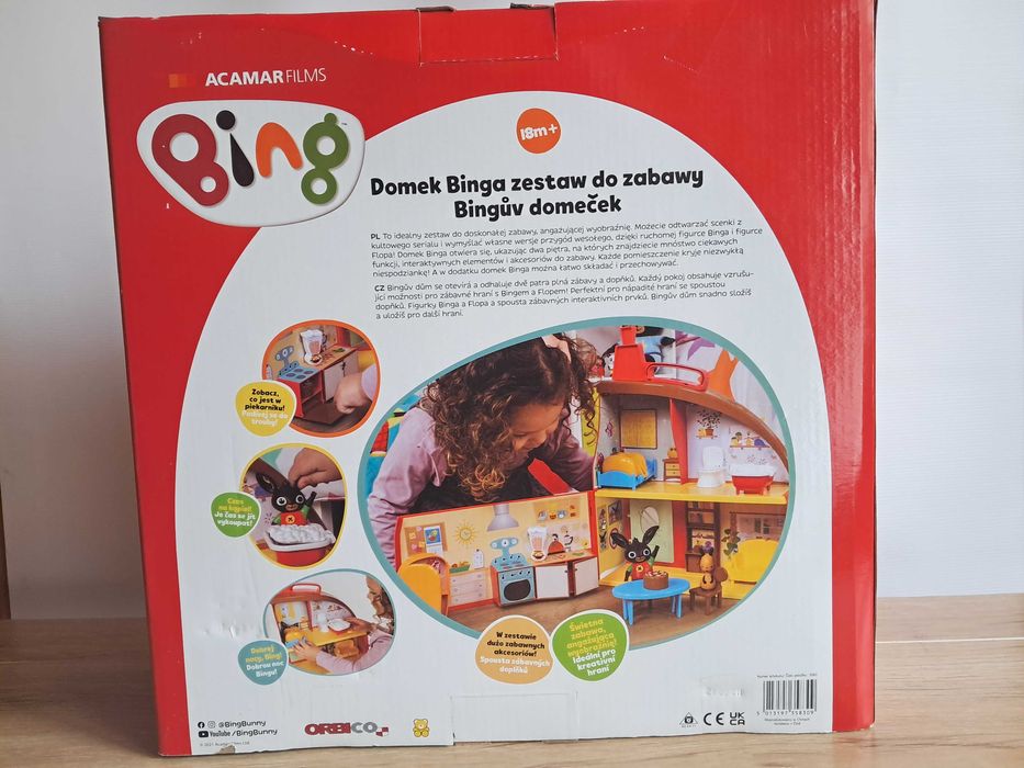 bing flop i domek binga do zabawy