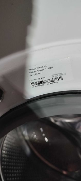 Pralka Whirlpool zmywarka Whirlpool ariston