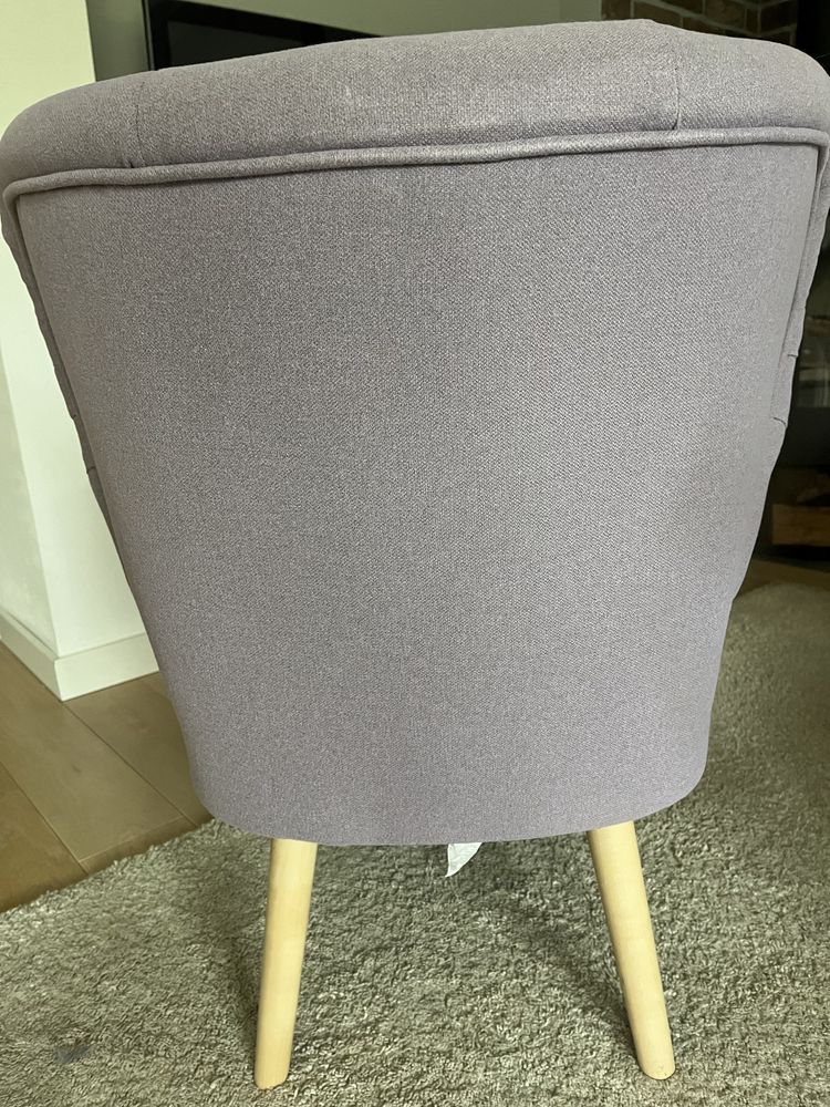 Ikea Gubbo fotel liliowy