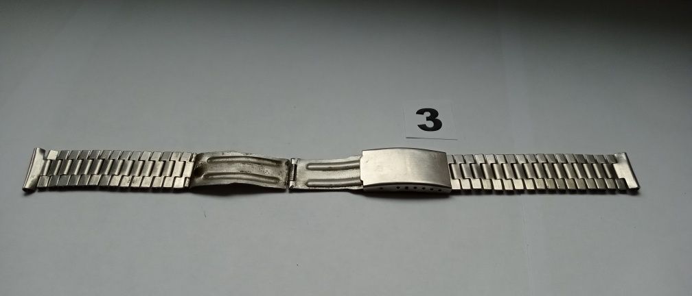 Bransoleta do zegarka męskiego naręcznego, metalowa - mało używana (3)