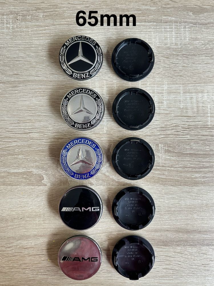 Conjunto 4 Centros Jantes Mercedes Benz 56mm 60mm 65mm 68mm 75mm