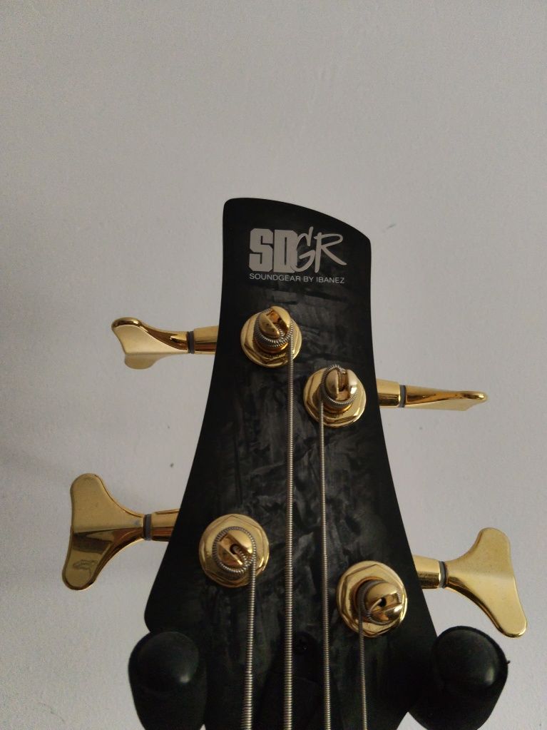 Bass Ibanez Sr 300 edx gray, zestaw basowy Orange crush bass 25