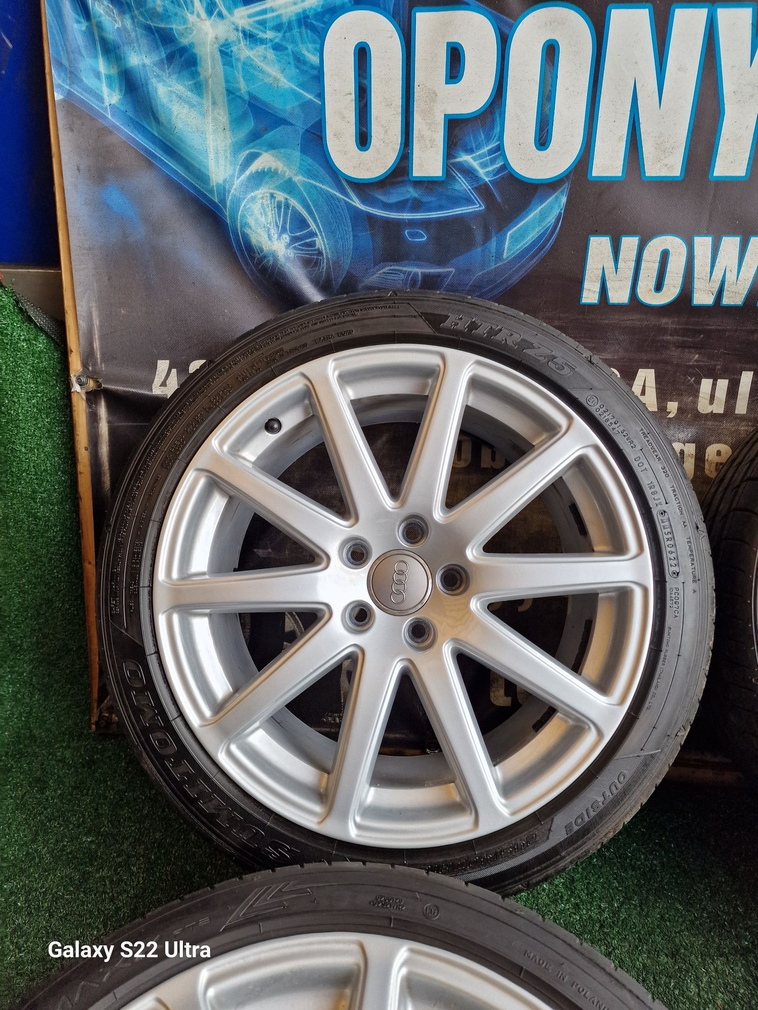 Koła letnie 18 5×112 Audi A3 A6 C6 TT S line Orginał 7.8mm
