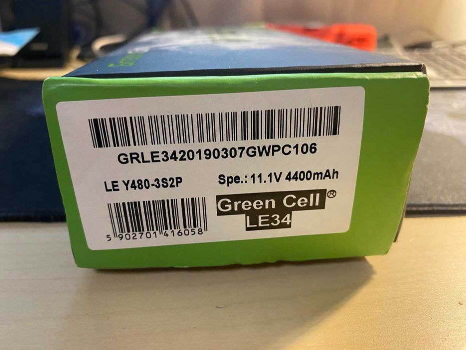 Bateria GREEN CELL  L11M6Y01, Y480 do Lenovo