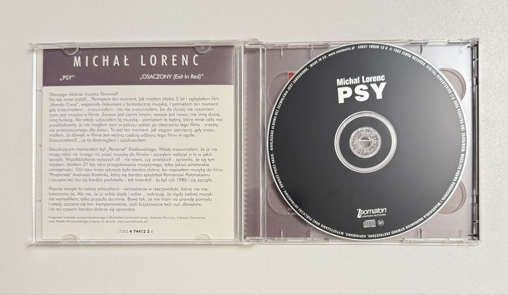 Michał Lorenc Psy Osaczony muzyka filmowa 2 cd