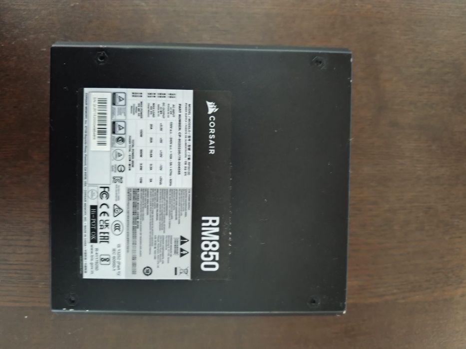Fonte Corsair RM850 Semi Nova