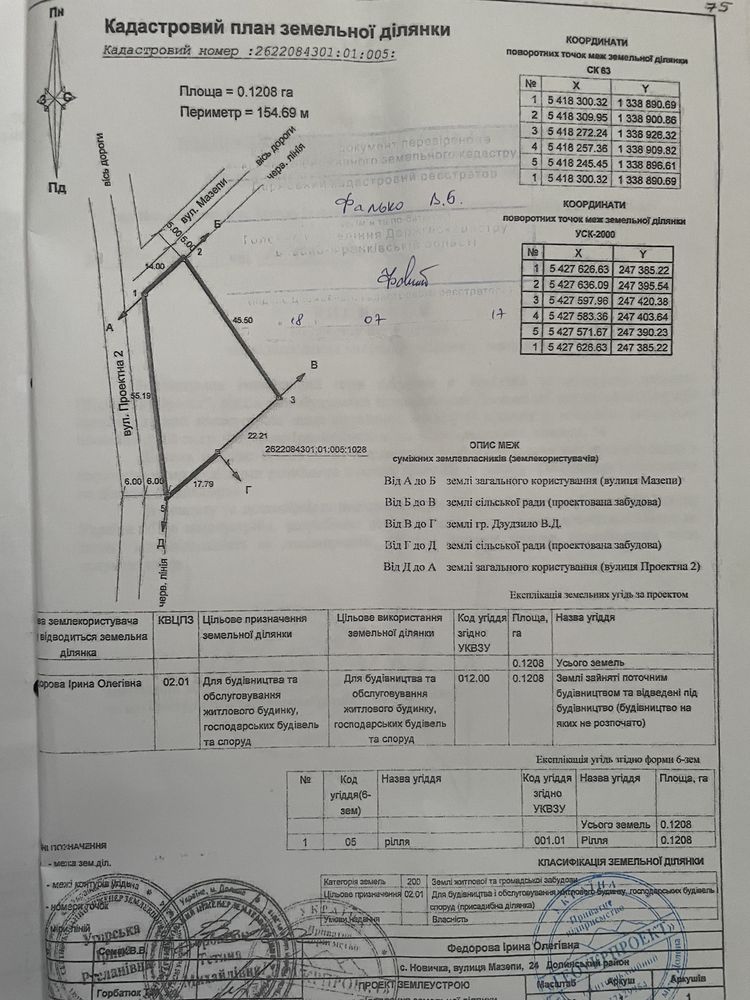 Земельна ділянка 12 сот., с. Новичка