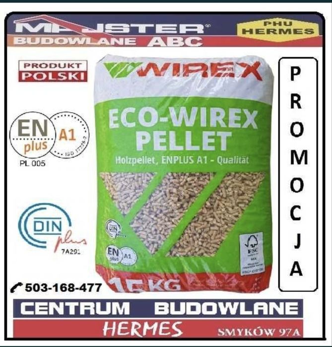 Pellet Pelet WIREX A1 ENplus (Pelleton, Olczyk, Barlinek) Opoczno