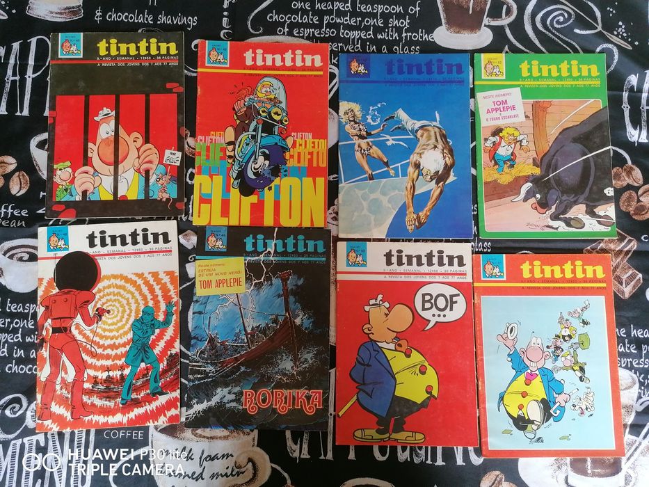 Revistas tin tin 9°ano (1976/77)