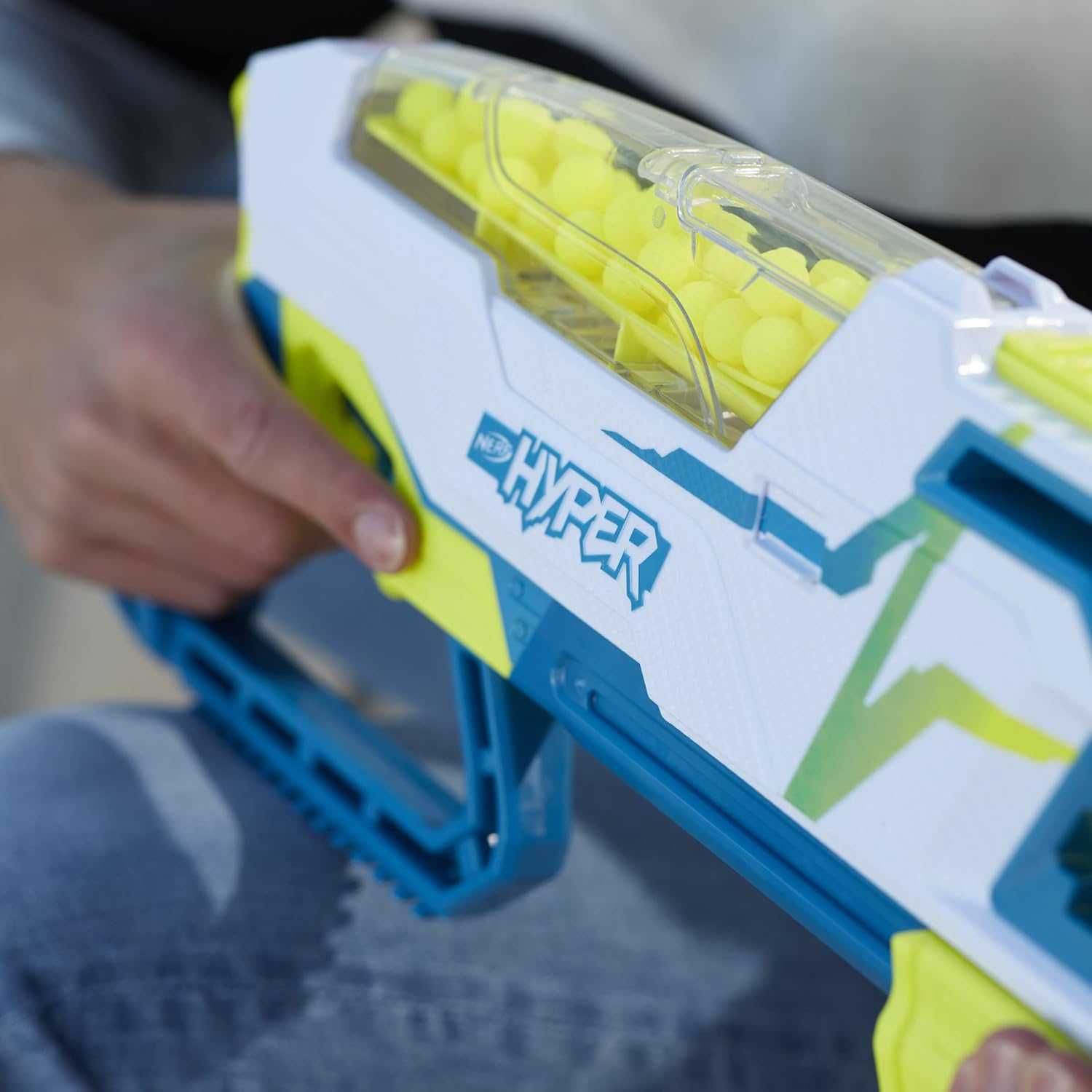 Оригінал Nerf Hyper Bundle Siege-50 Помповий бластер, стріляє кульками
